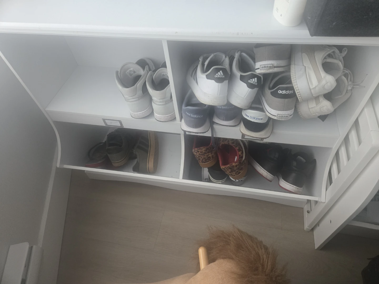 Kids toy box bookshelf
