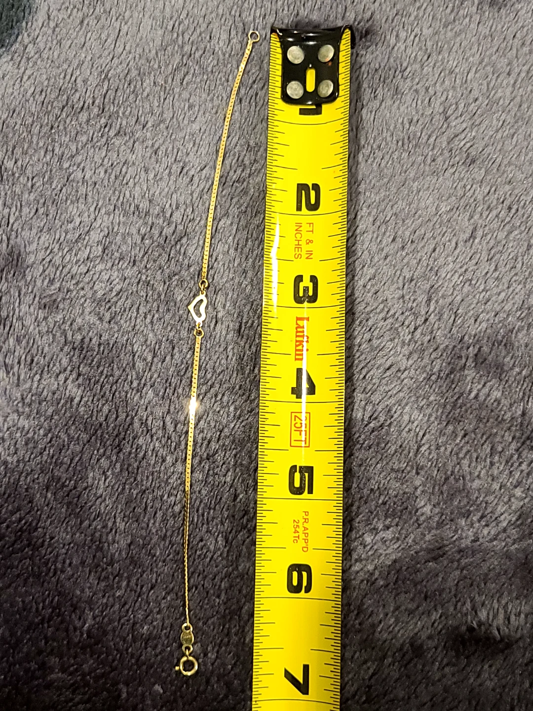 14k Gold Bracelet with Heart Charm - photo 2