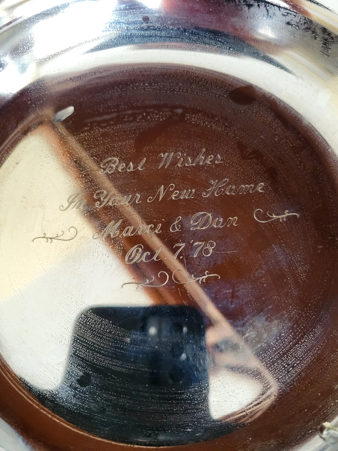 Vintage Ashtray with Engraving - photo 5