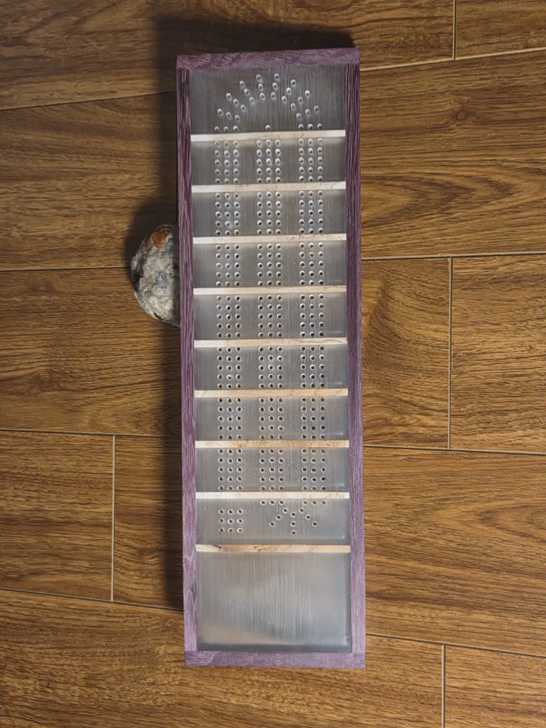 Hand Made - Wooden/Epoxy Cribbage Board