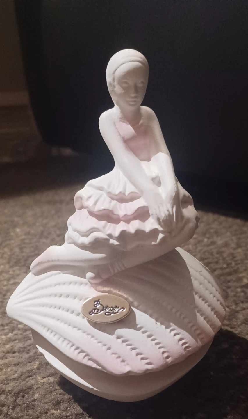 Vintage Berger Bisque Jewelry Box