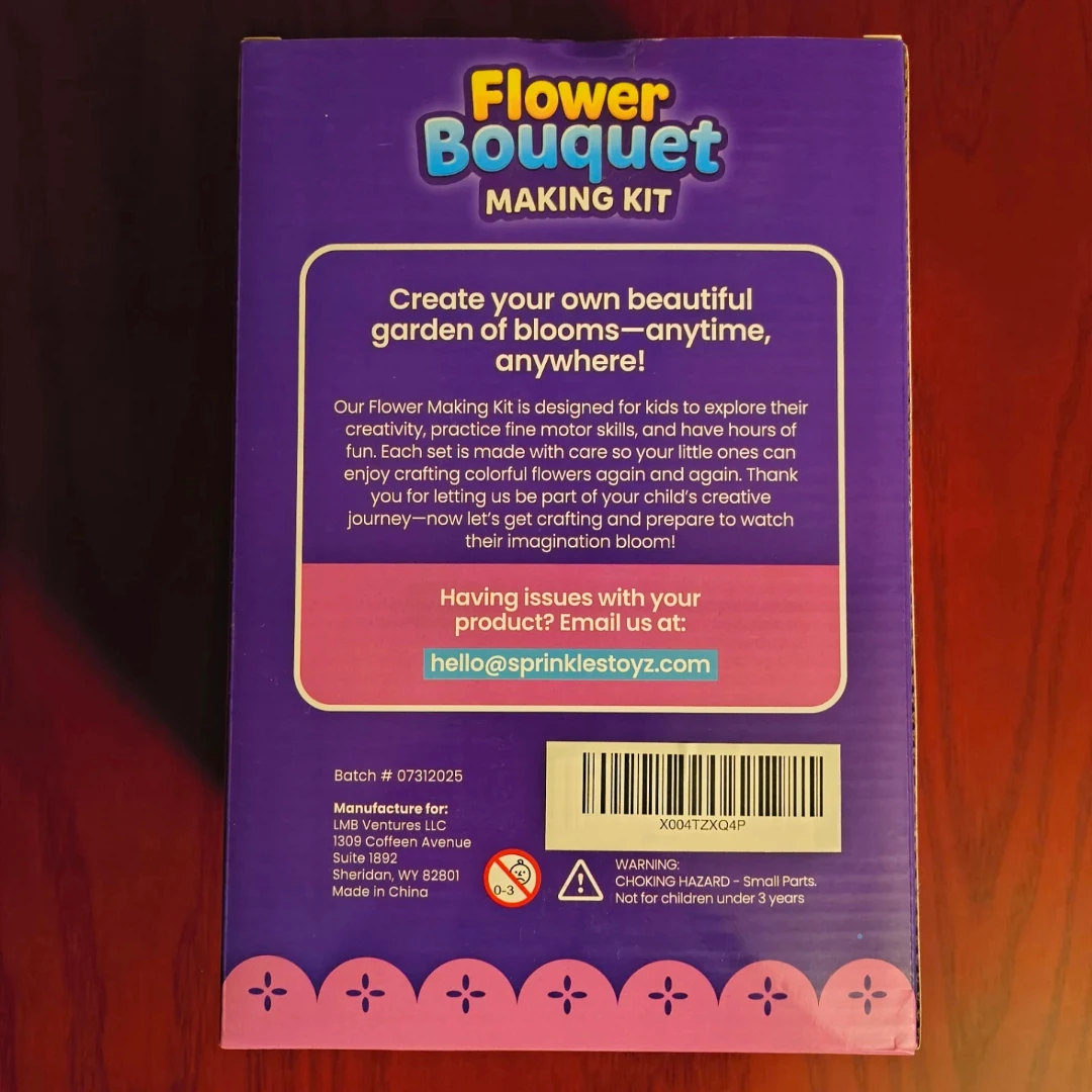 Flower Bouquet Making Kit for Kids 🧡 - photo 3