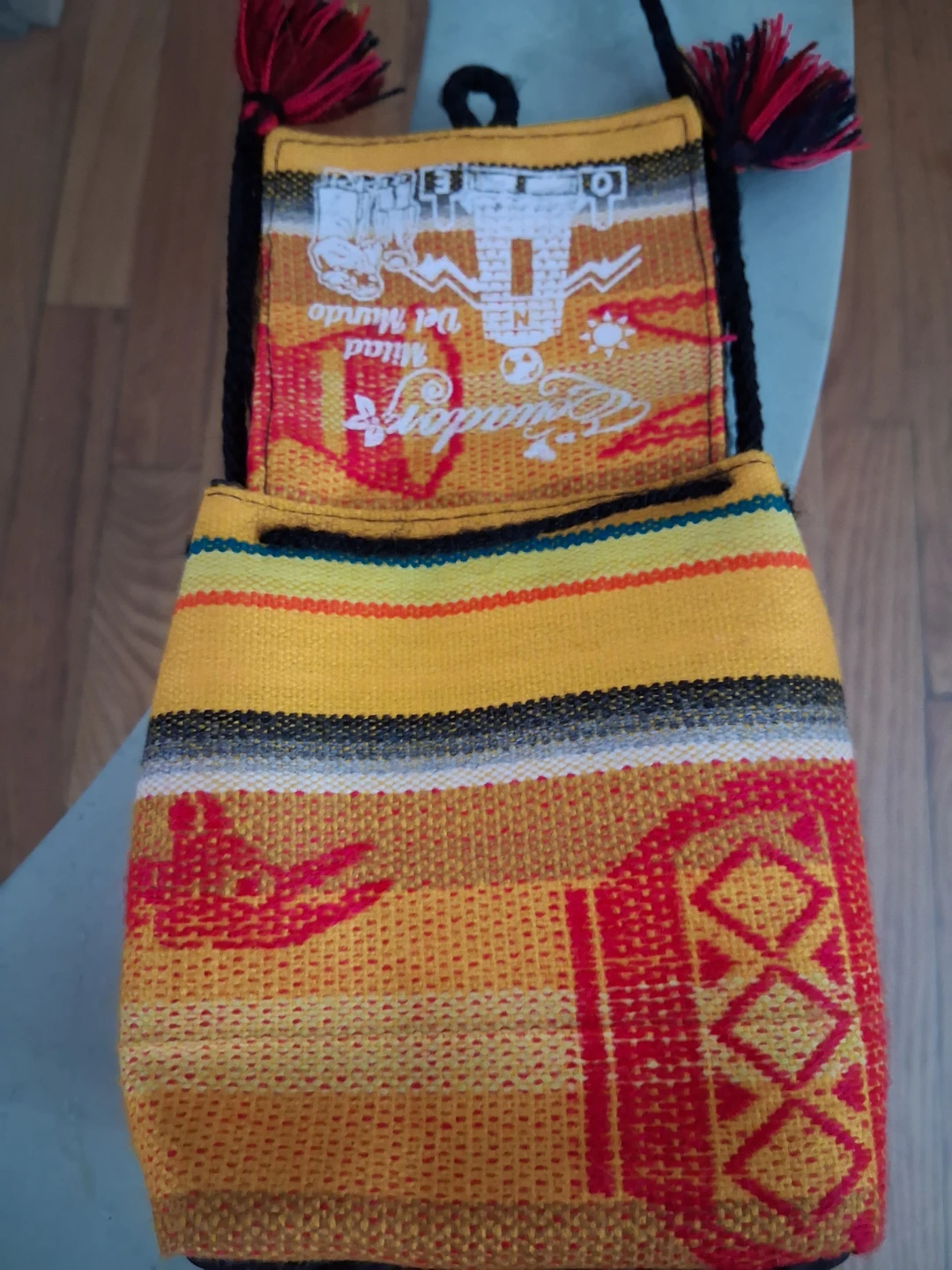 Ecuador "Mitad Del Mundo" Woven Crossbody Bag - photo 3