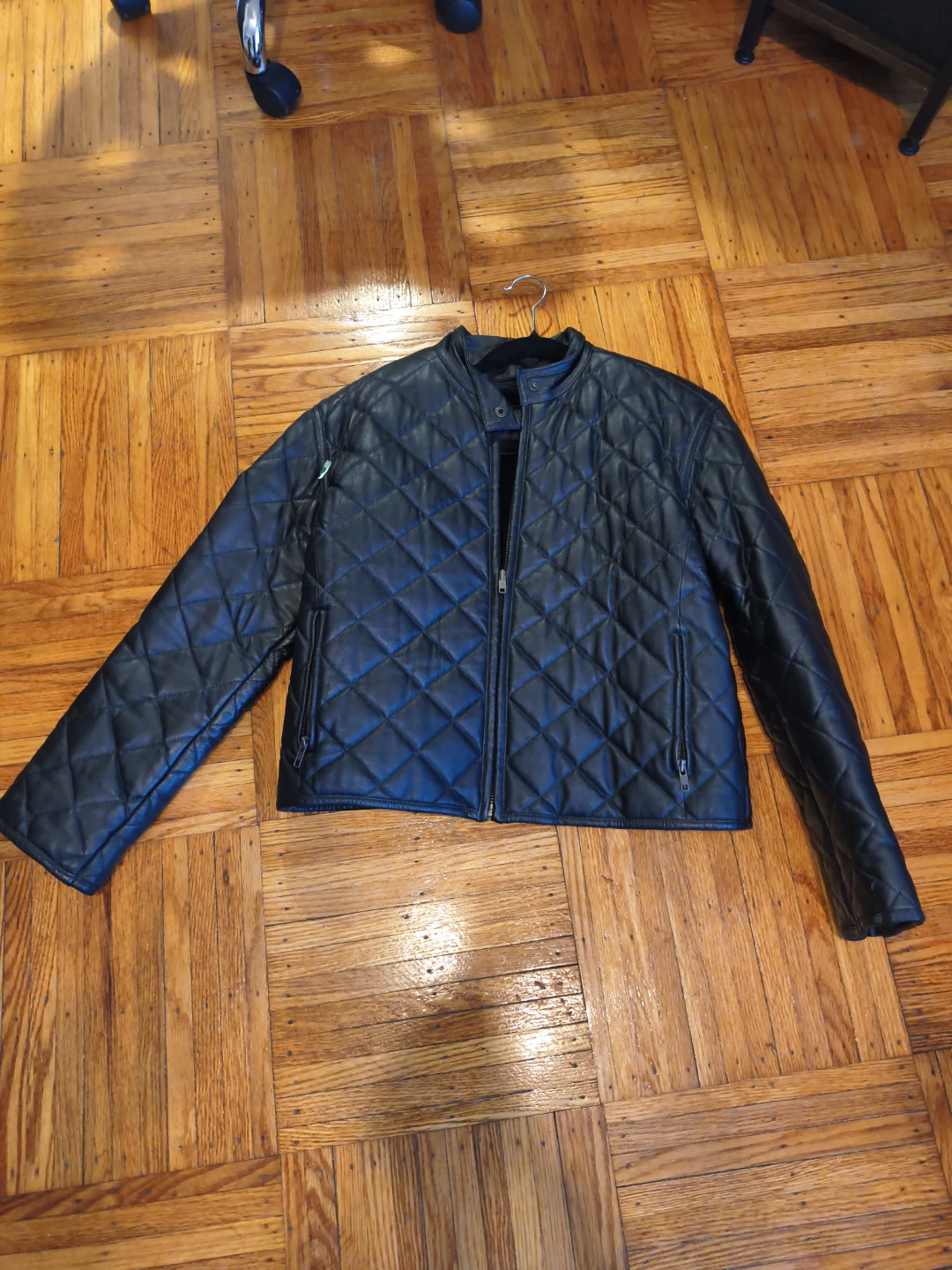 Springwell Quilted Genuine Leather Jacket XS