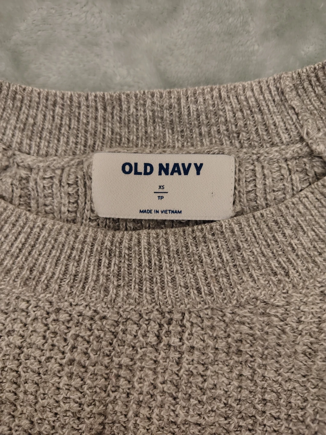 Old Navy Grey Knit Sweater XS - photo 2