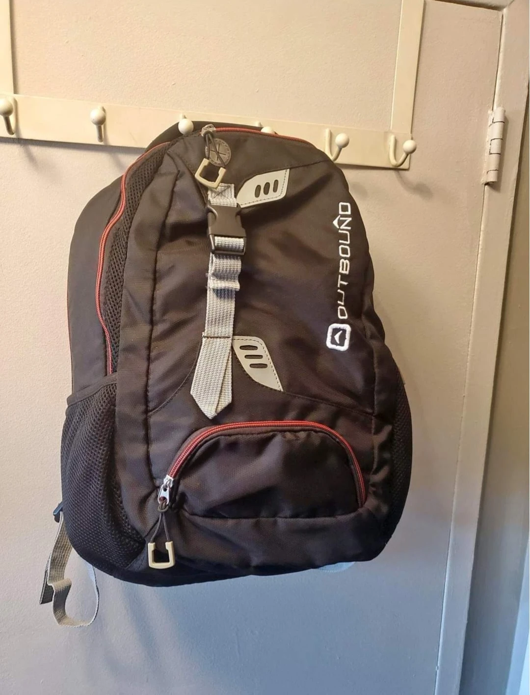 Men's Laptop & IPad OutBound Black Backpack