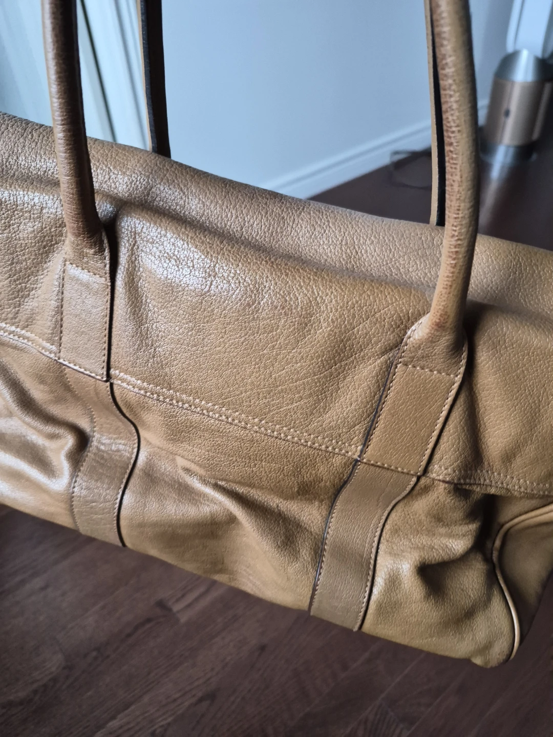 Mulberry Leather Tote Bag - photo 2