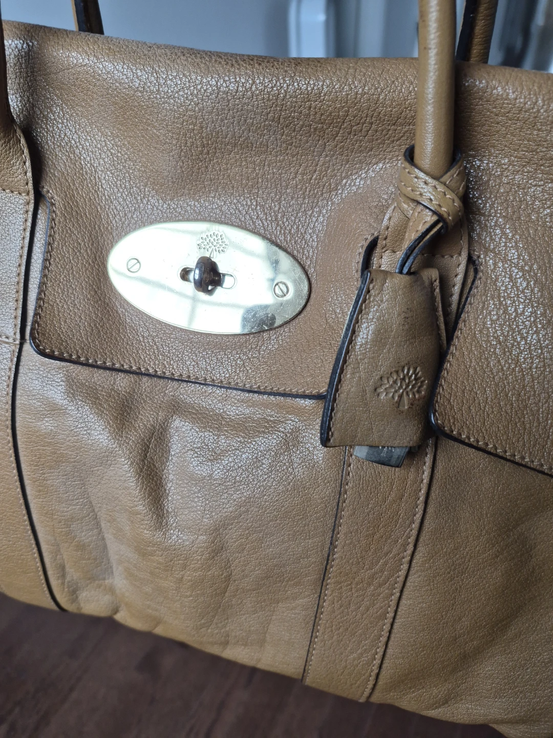 Mulberry Leather Tote Bag - photo 3
