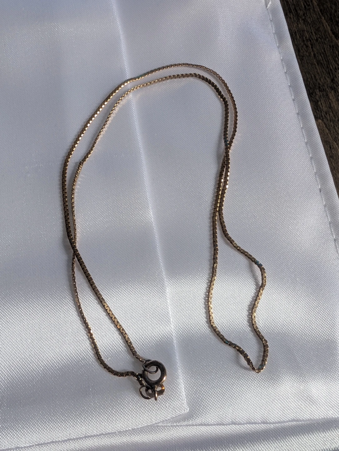 Brand New 10K Yellow Gold 18” Necklace For Sale - photo 4