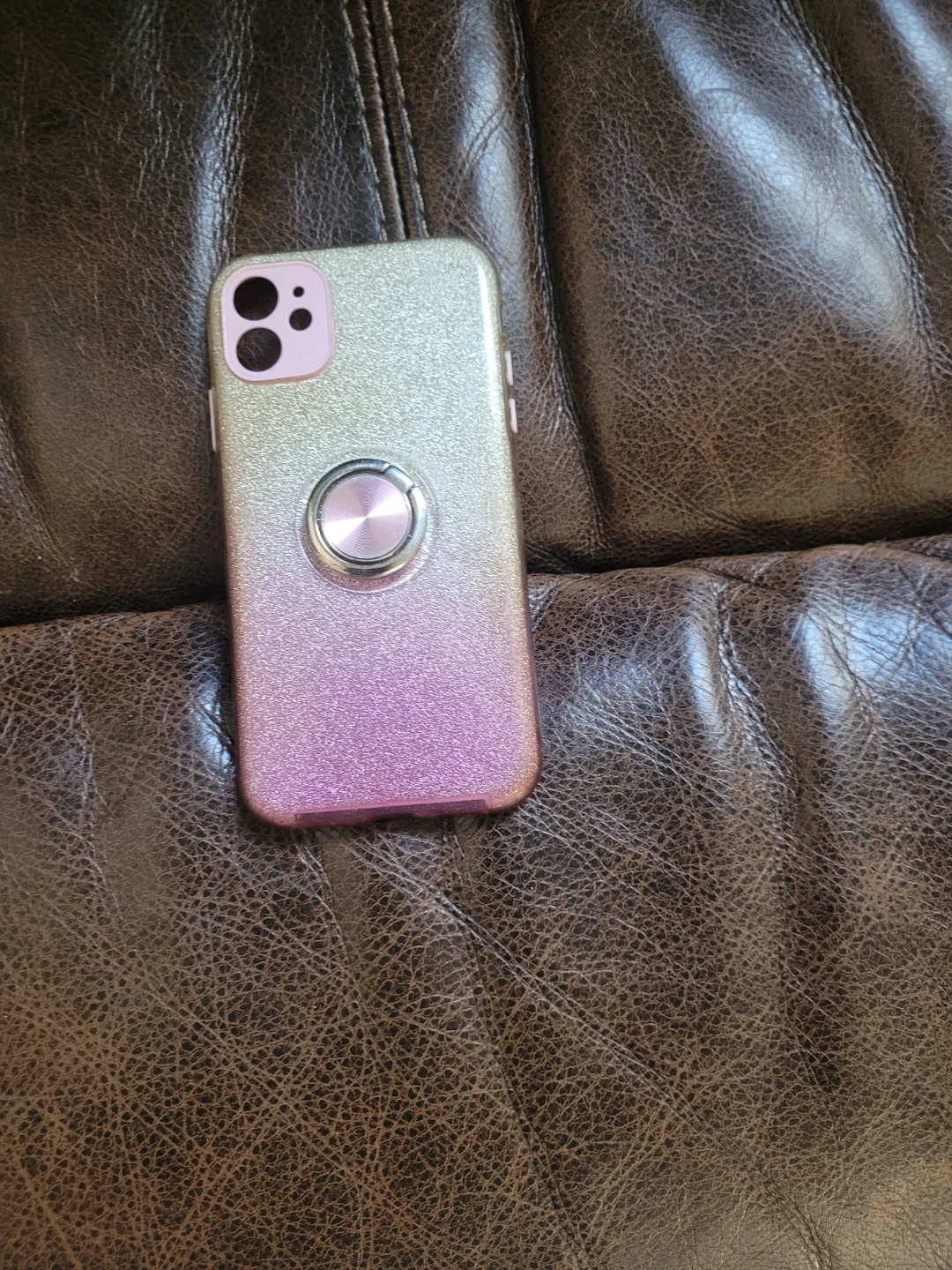 Glitter Phone Case with Ring Holder