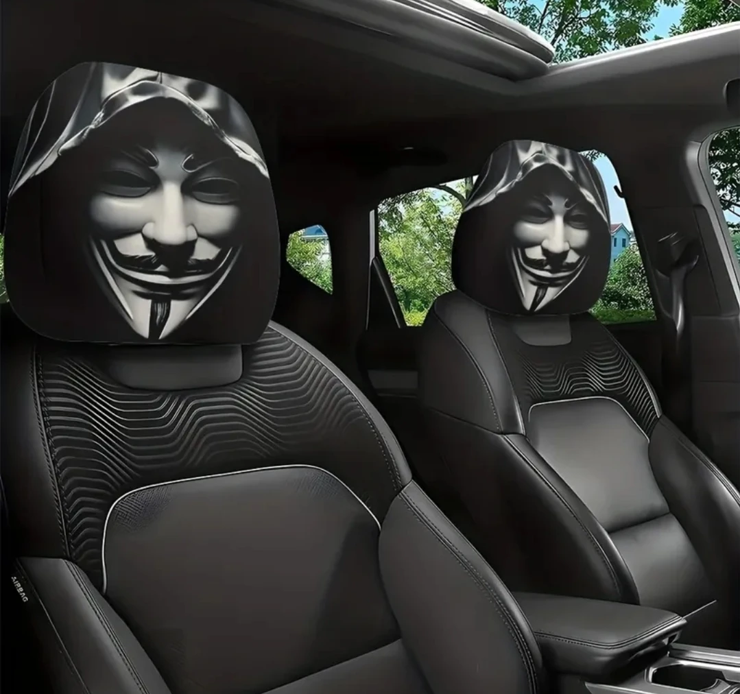 CAR HEADREST COVERS NEW SETS - photo 5