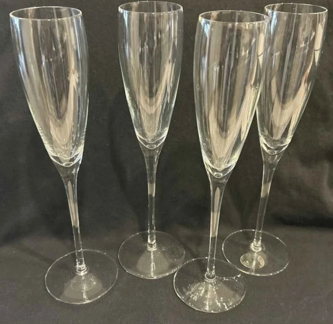Vintage hand-blown Tuscany Champagne Set (bucket and 4 flutes) - photo 3