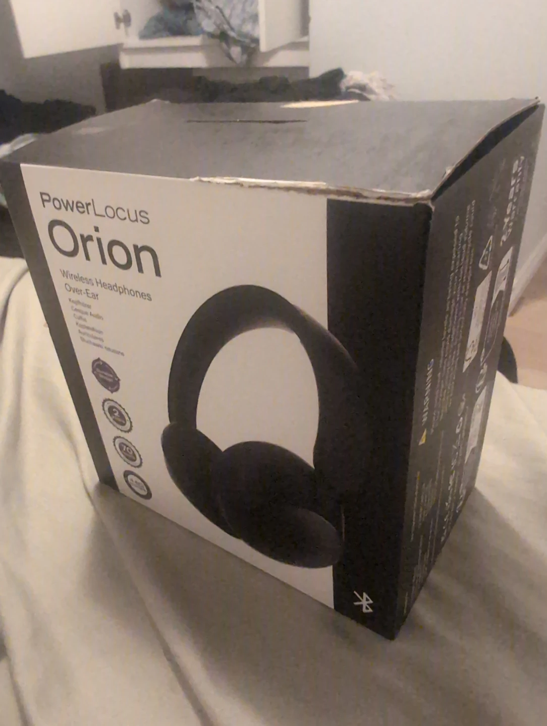 PowerLocus Orion Wireless Over-Ear Headphones Box