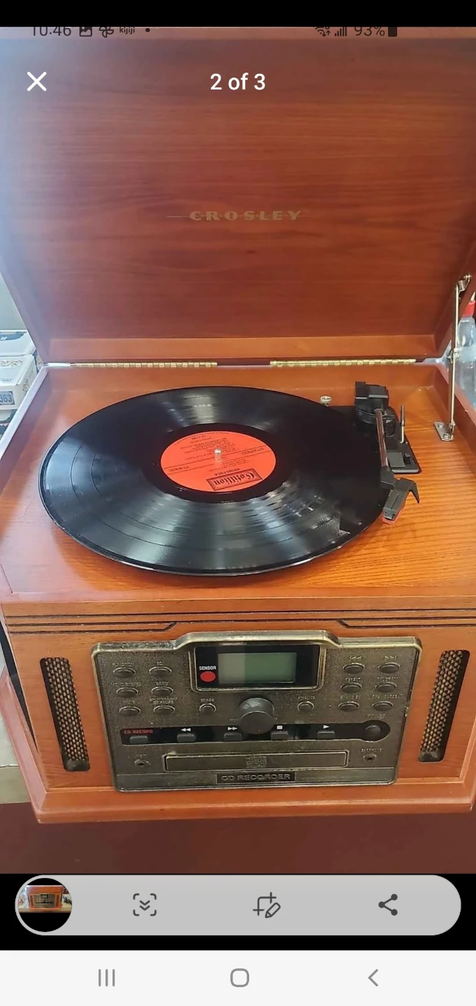 Crosley Record Player with CD Recorder - photo 2