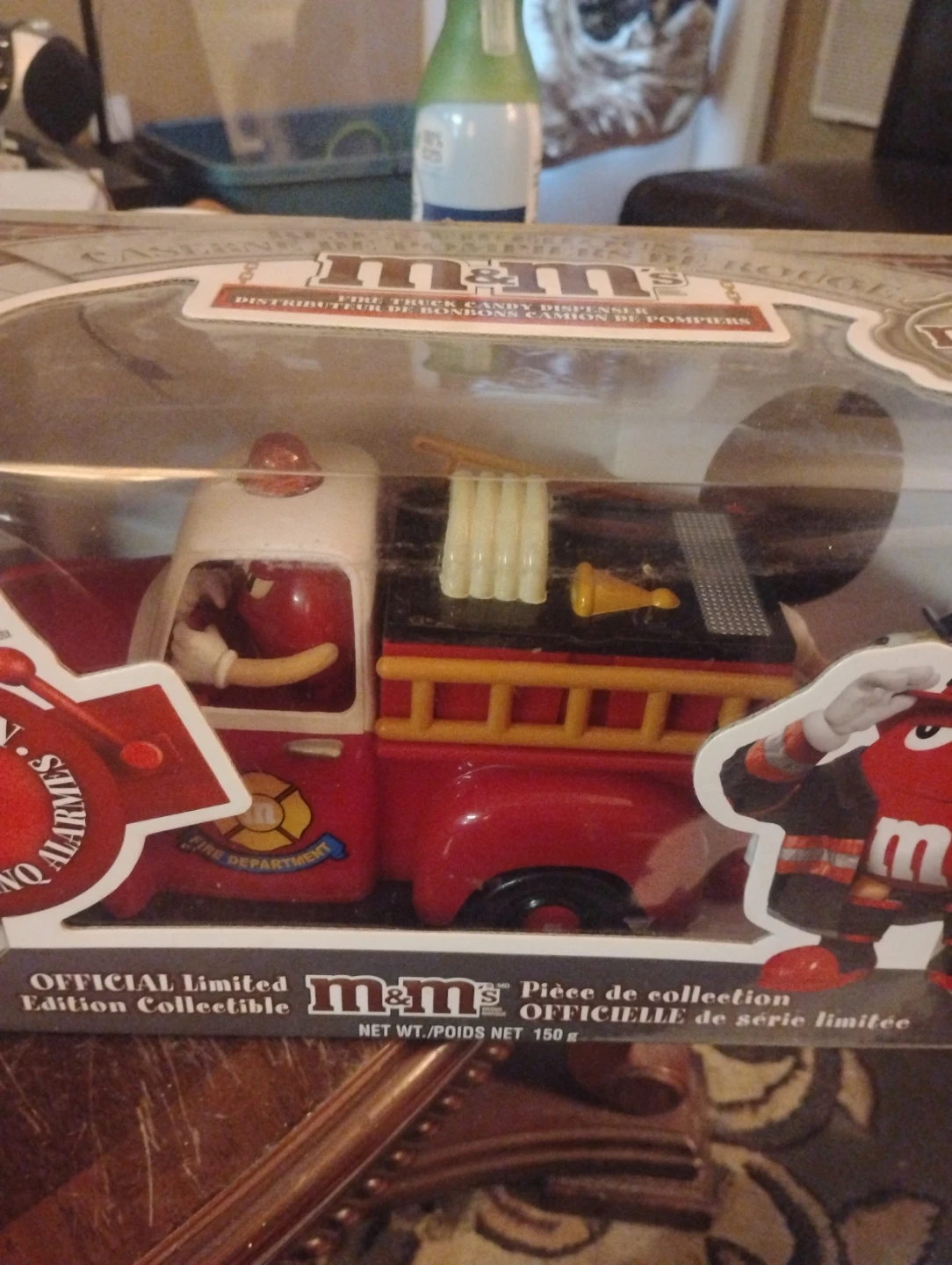m&m fire truck