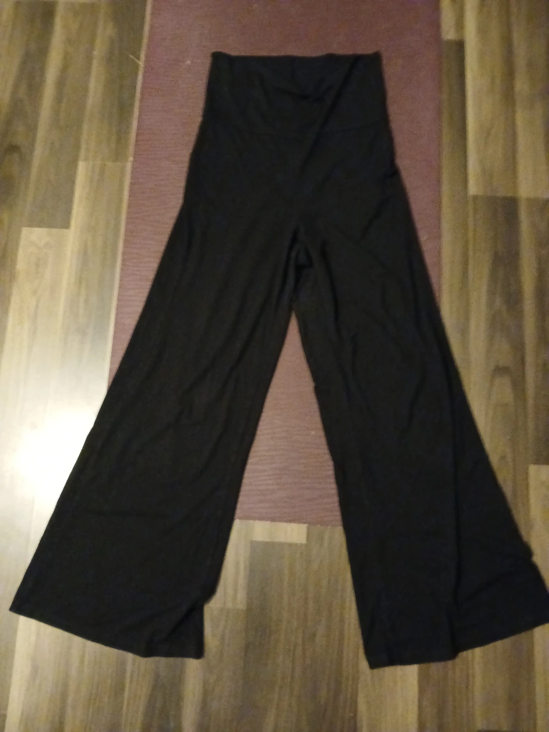 FREELABEL Black Wide Leg Pants Size M