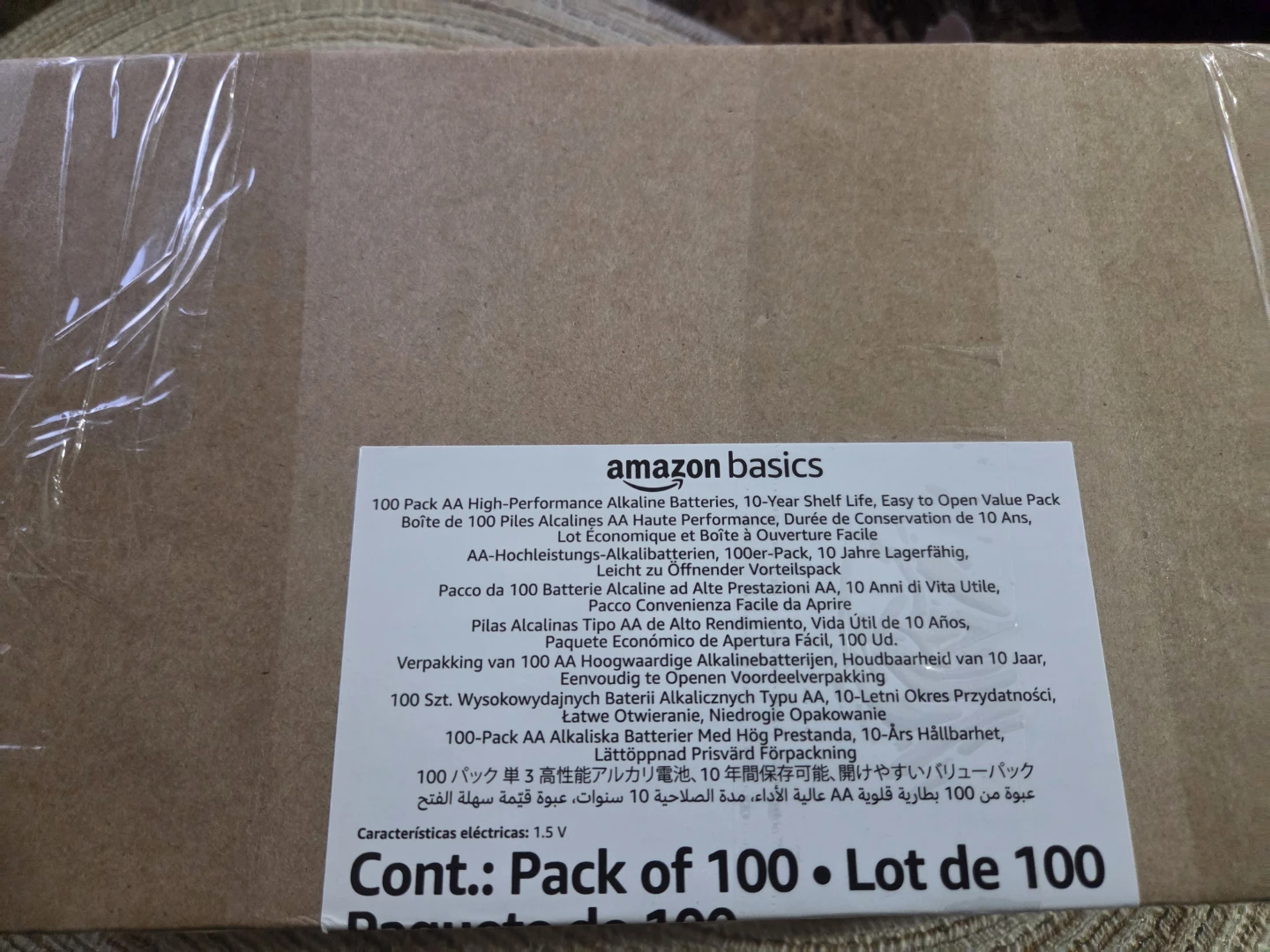 100 Count (Pack of 1) AA High-Performance Alkaline Batteries - photo 3