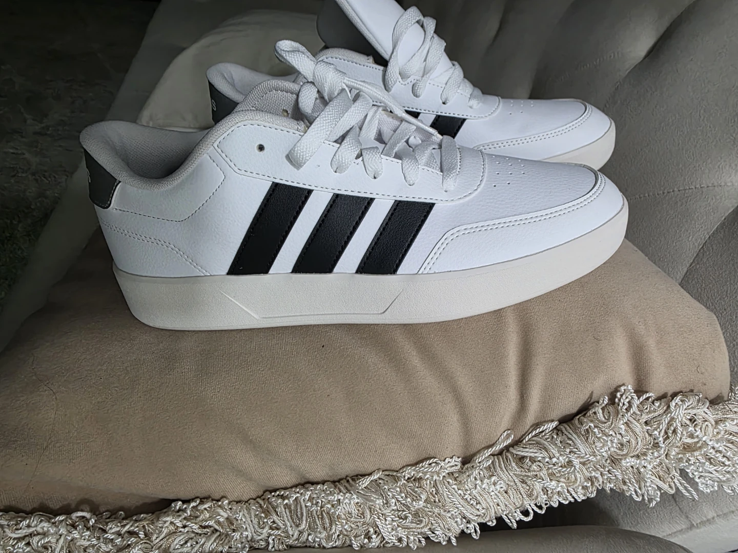 Adidas White & Black Sneakers - photo 3
