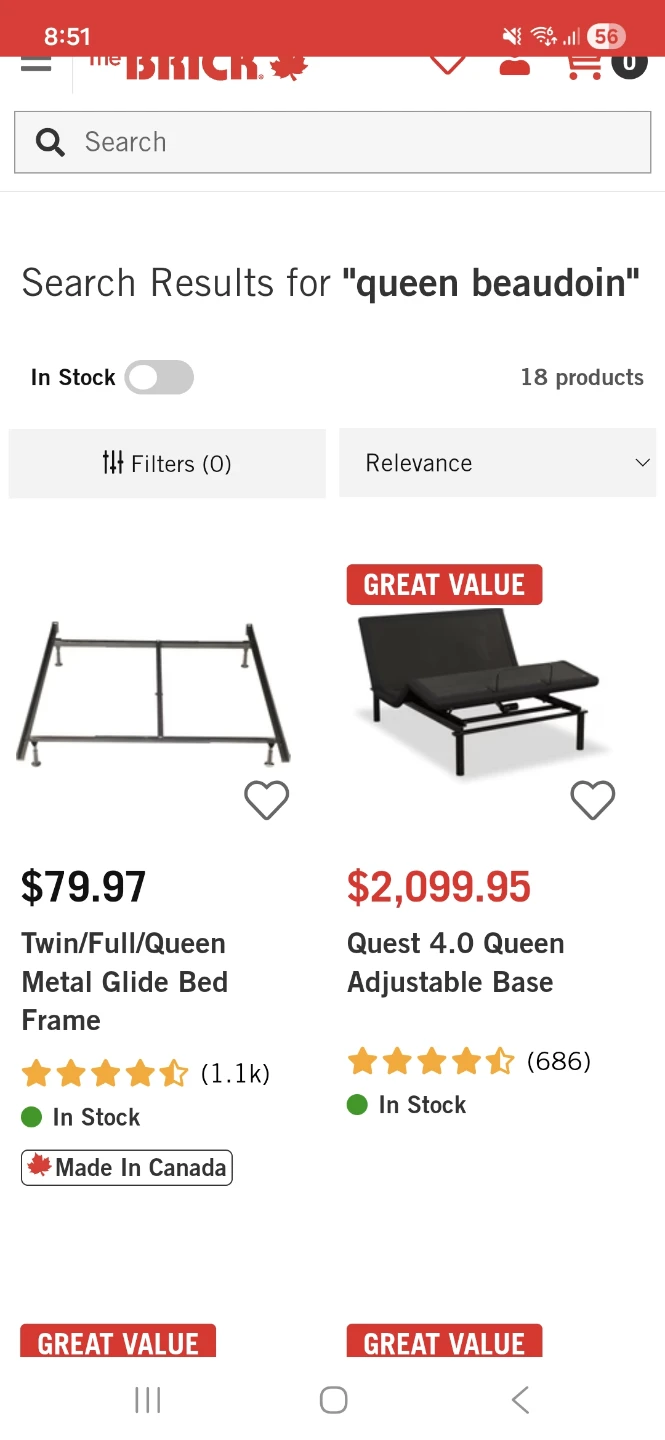 Beaudoin Queen Metal Bed Frame - photo 2
