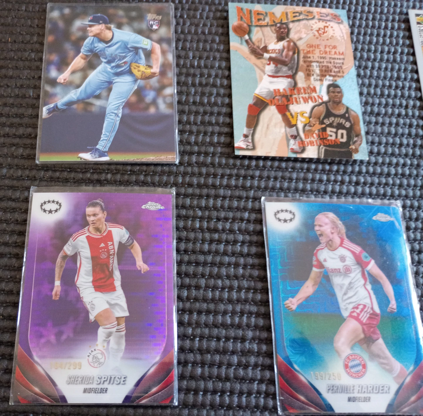 Topps Chrome RC Baseball Card Lot & Soccer Cards