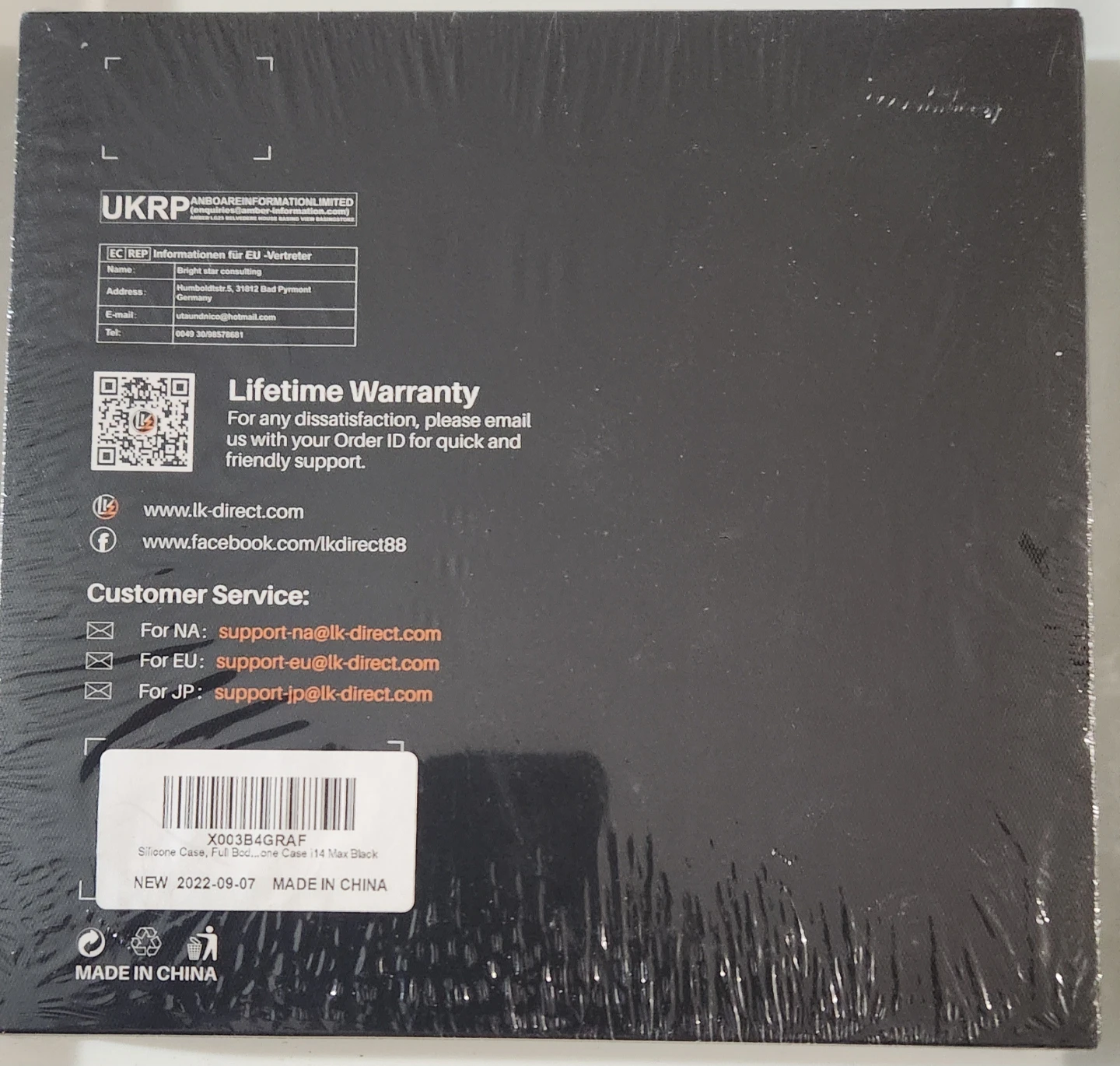 LK Silicone Case for 14 Max Black - photo 2