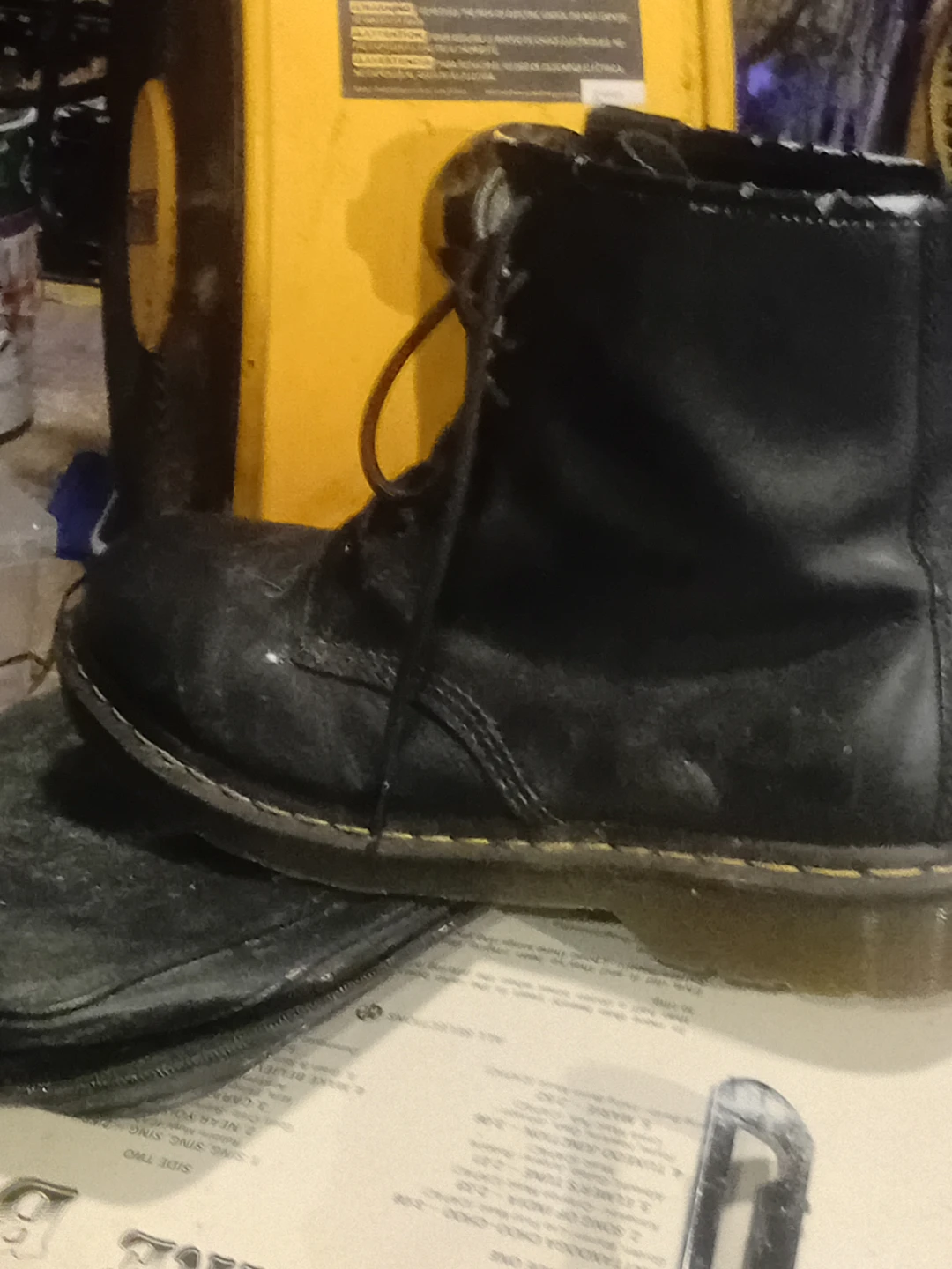 Dr. Martens Black Leather Boots