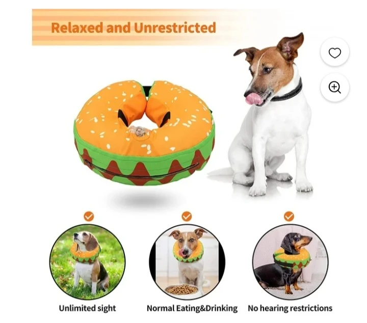 NEW!  Inflatable Recovery Collar for Pets 🧡 - photo 4