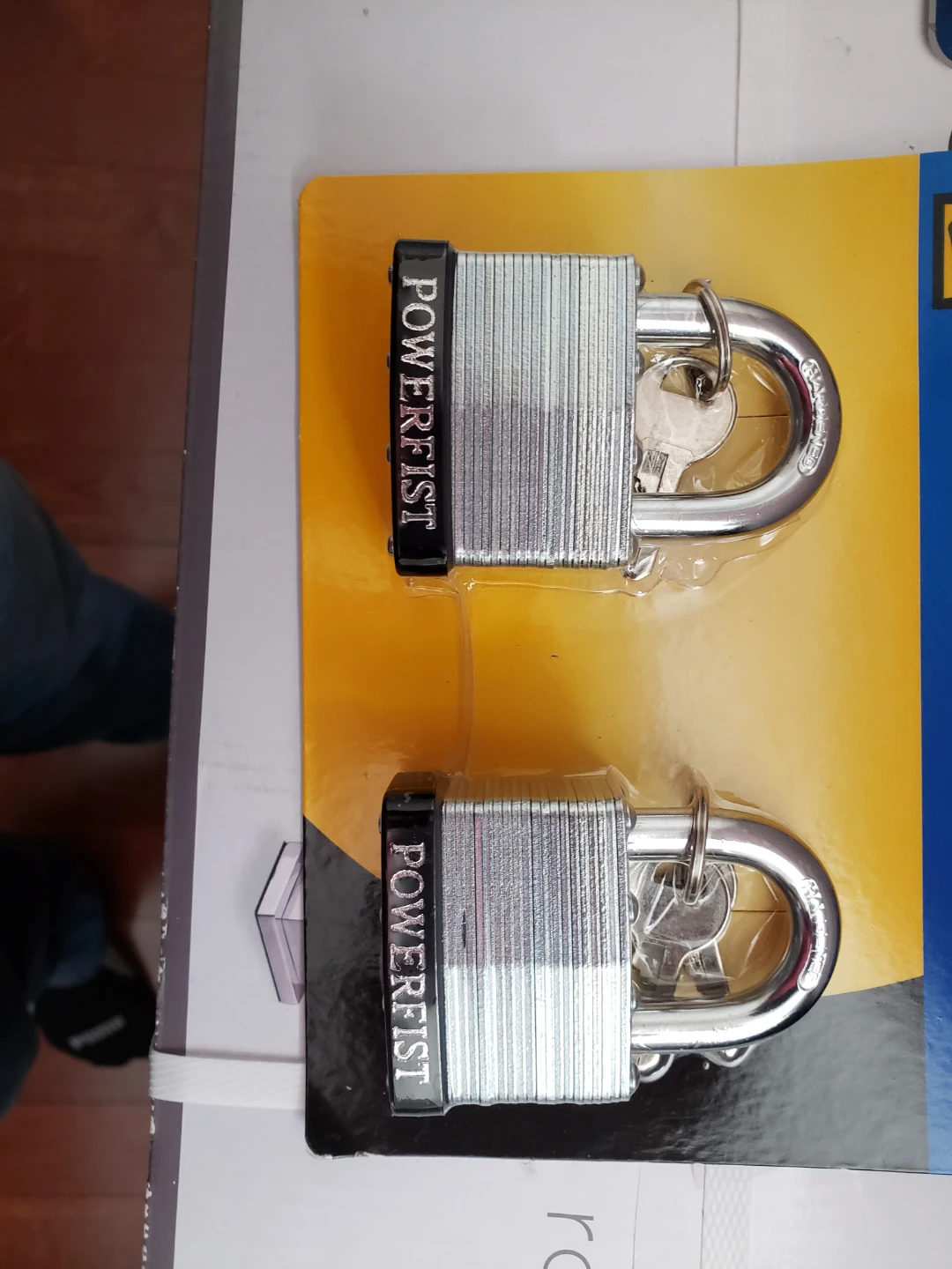 Powerfist Padlocks 2 Pack with Keys