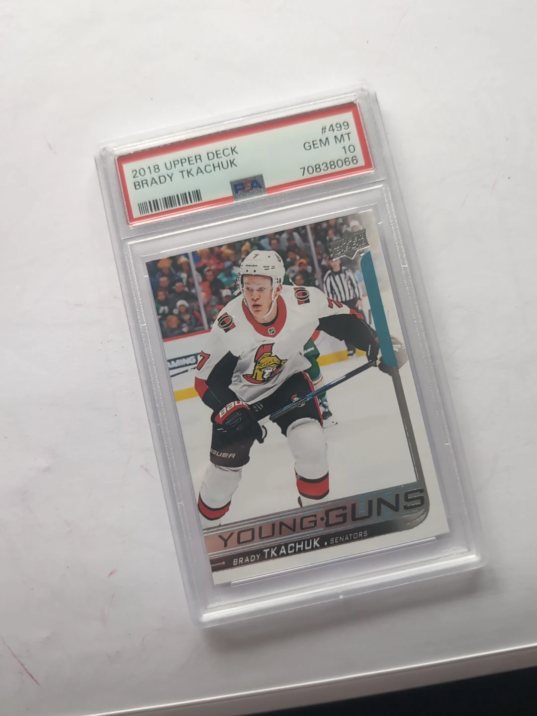 2018 Brady Tkachuk  PSA Gem Mint 10