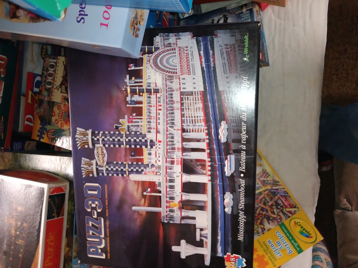 Wrebbit 3D Mississippi Steamboat Jigsaw Puzzle