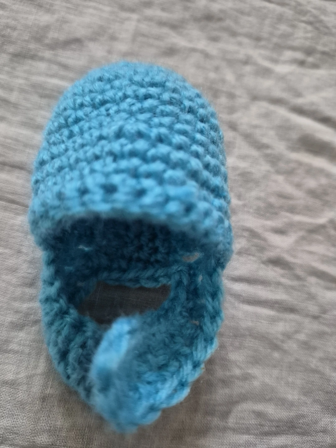Blue Crochet Mini rabbit pouch - photo 3
