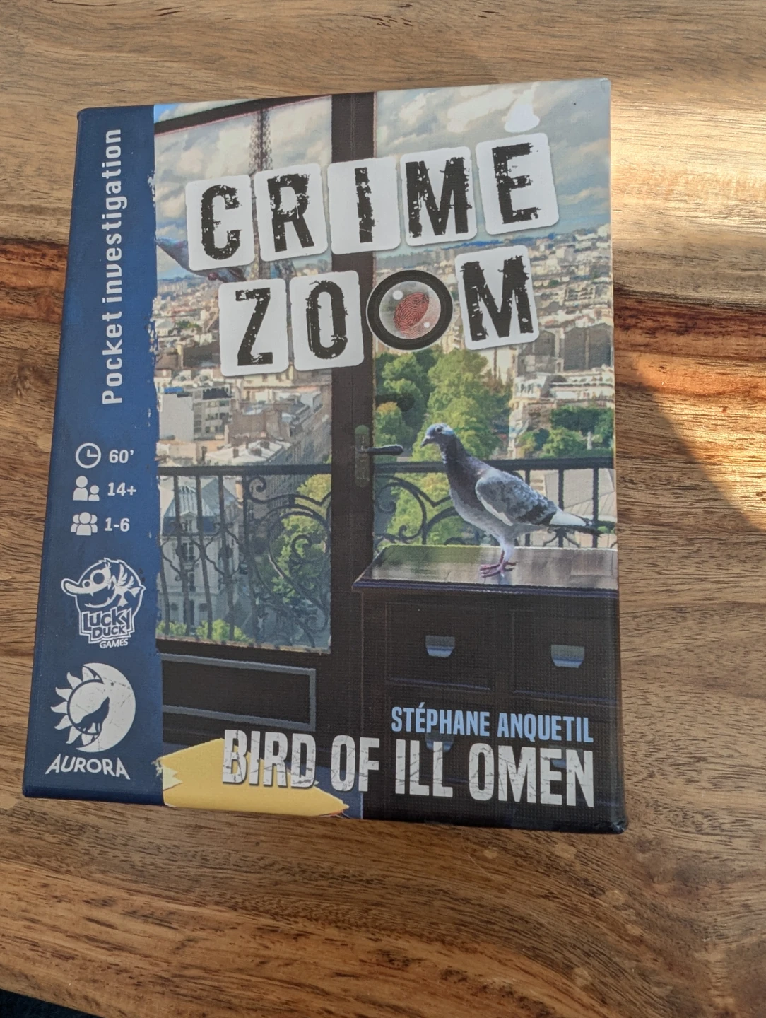 Crime Zoom: Bird of Ill Omen Board Game