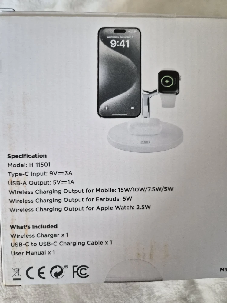 ULINE 3-in-1 Wireless Charger H-11501 - photo 5