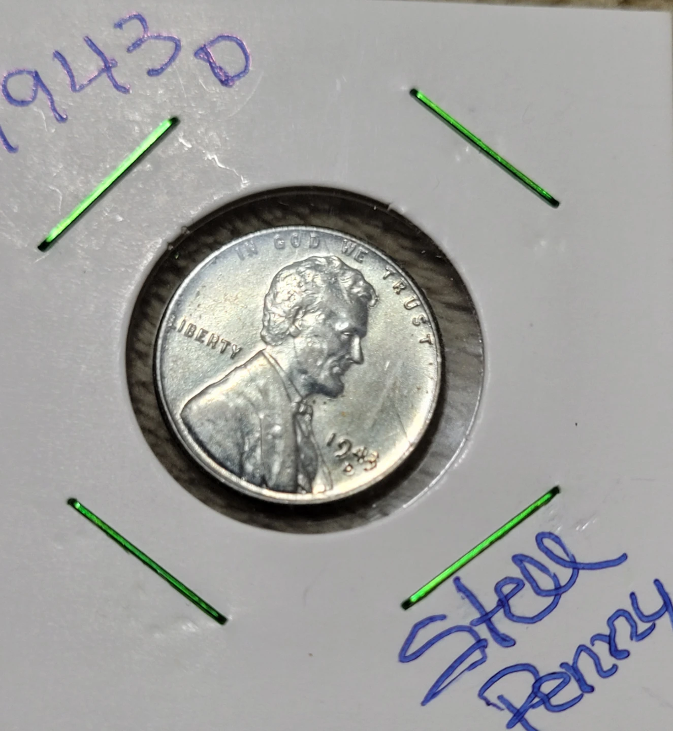 1943  Steel Penny // USA - photo 2