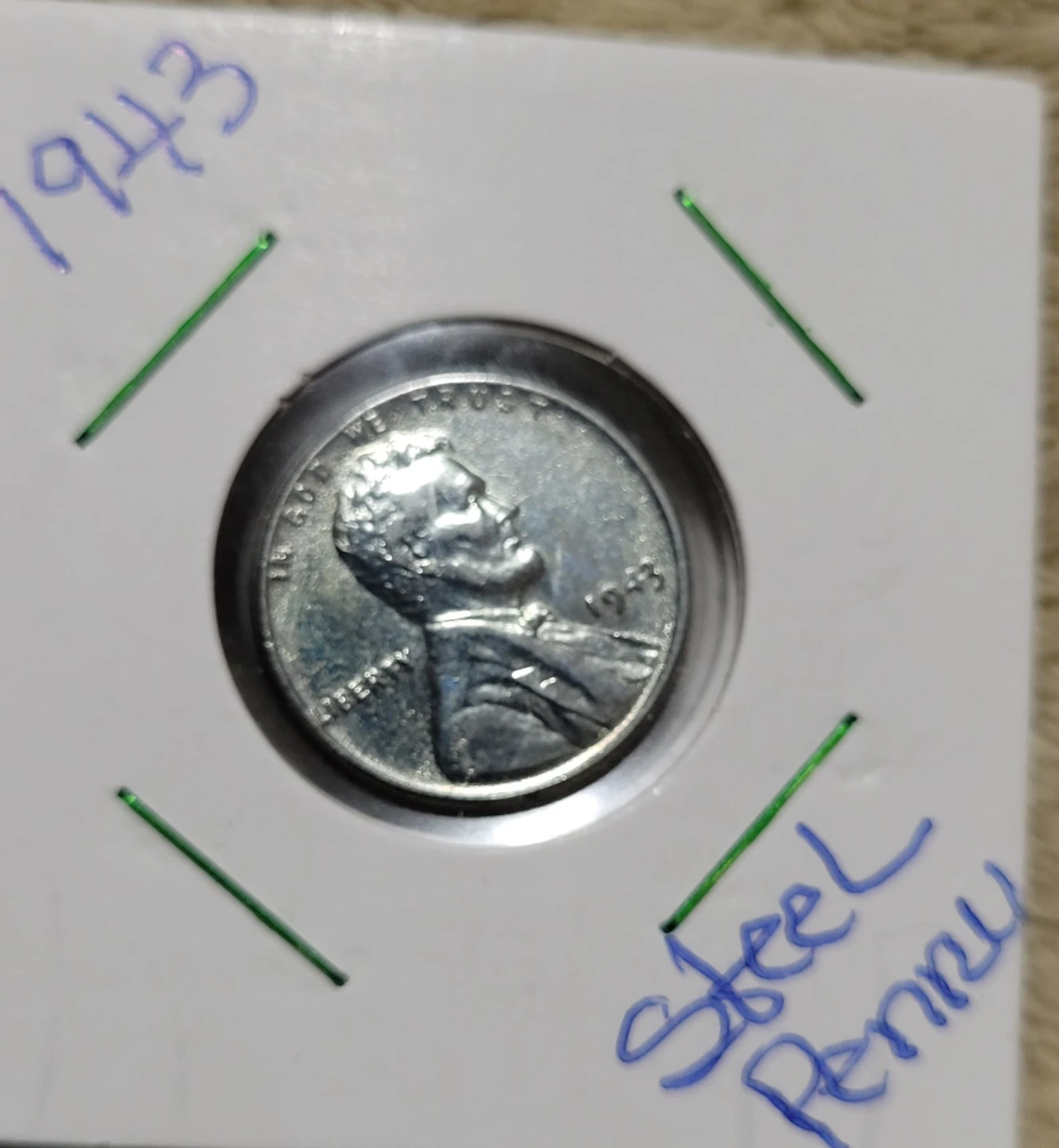 1943  Steel Penny // USA - photo 5