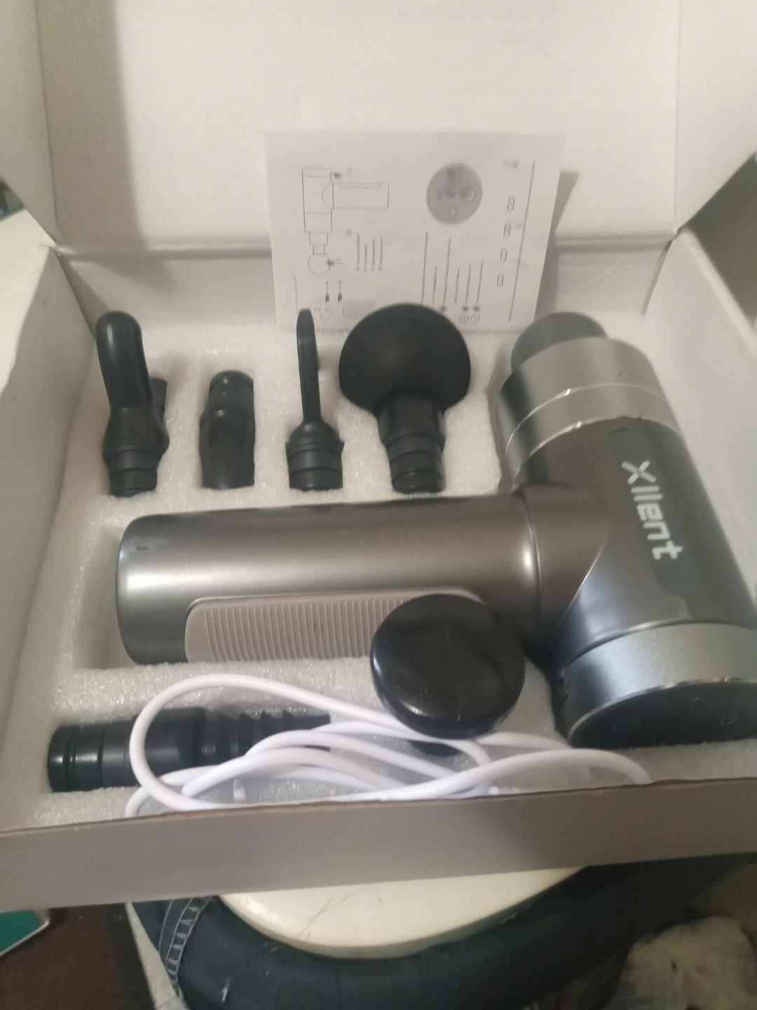 Xilent Massage Gun with Multiple Attachments