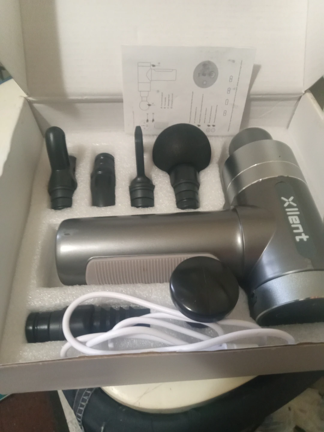 Xilent Massage Gun with Multiple Attachments - photo 5