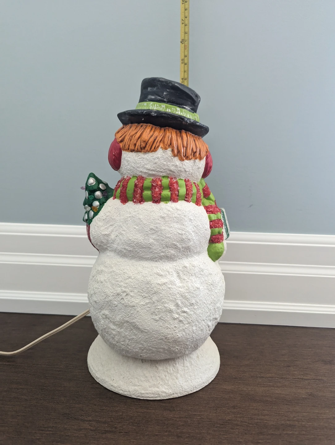 Vintage Light-Up Snowman Christmas Decoration - photo 2