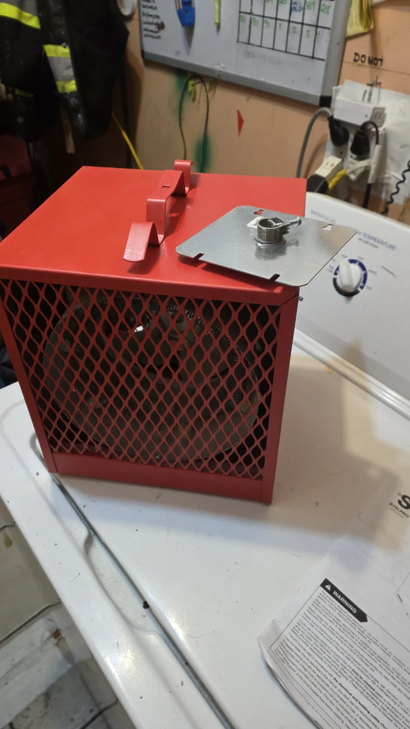 STELPRO DESIGN SCH48T 4800W 240V Portable Heater, Red