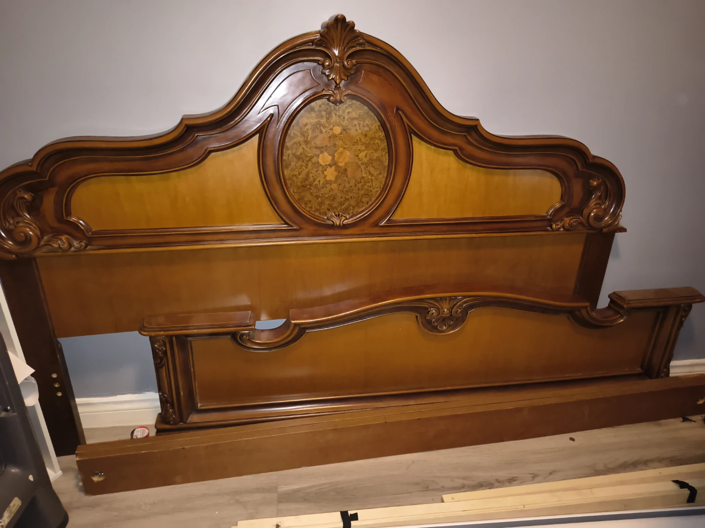 Reproduction Louis XV Bed Frame