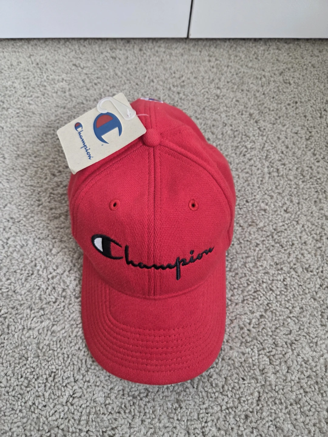 Champion Red Baseball Cap