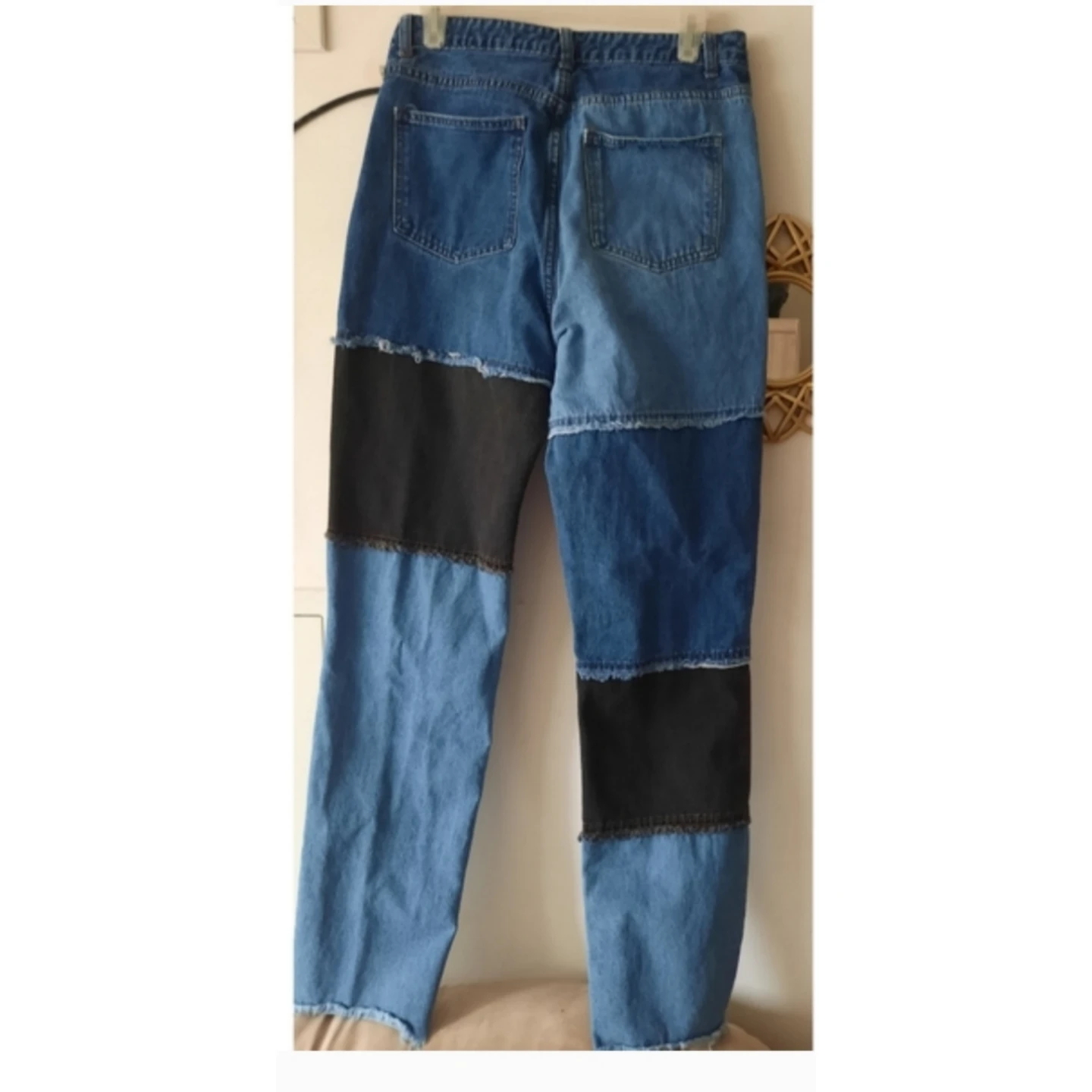 Patchwork Denim Jeans