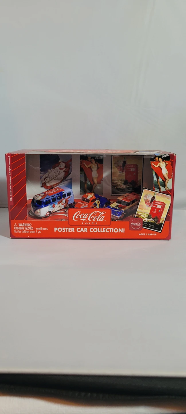 Coca-Cola Poster Car Collection Die-Cast Set