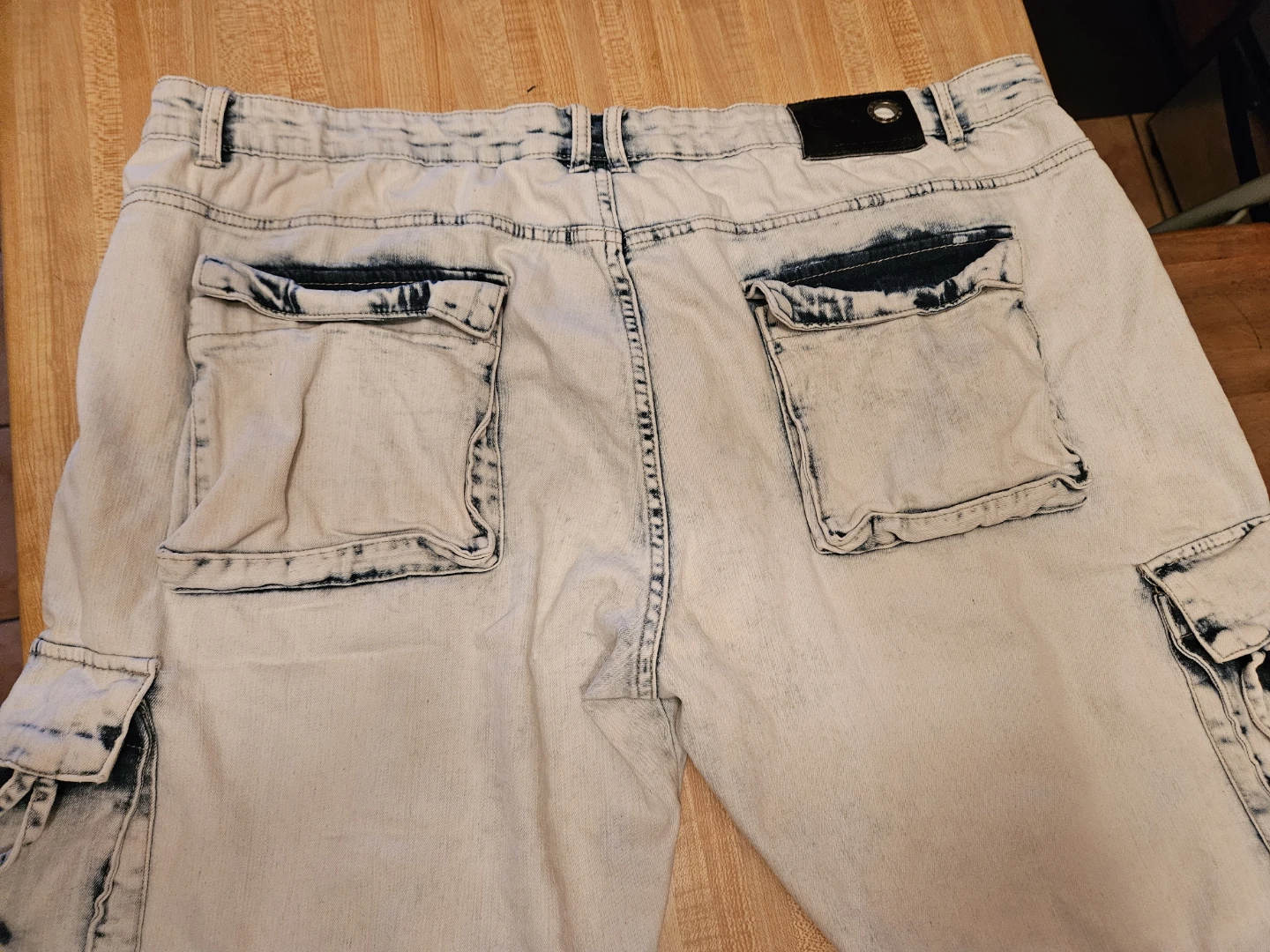 W42 Premium Denim B&B Cargo Shorts - photo 2