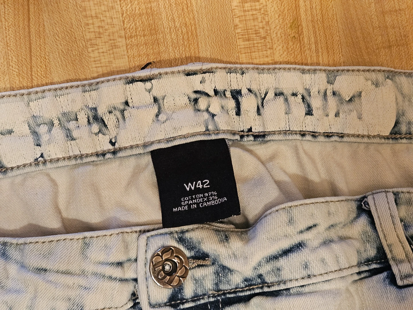 W42 Premium Denim B&B Cargo Shorts - photo 5