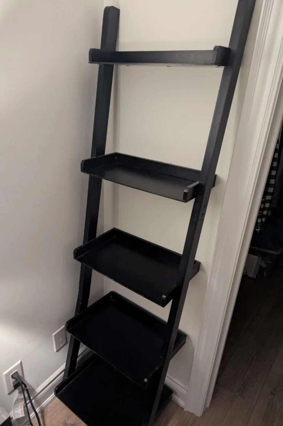 Black Ladder Shelf