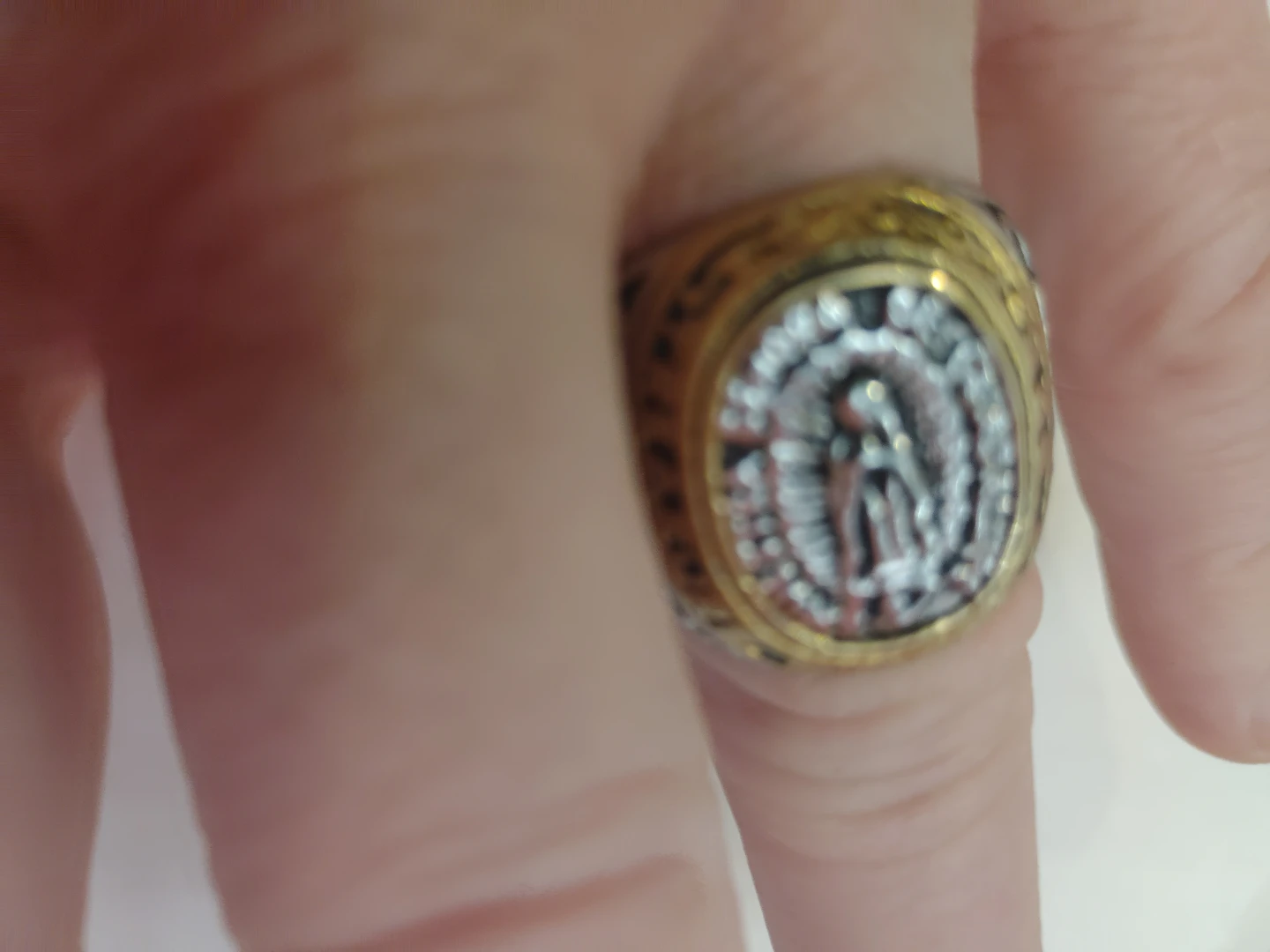 Vintage Virgin Mary Ring