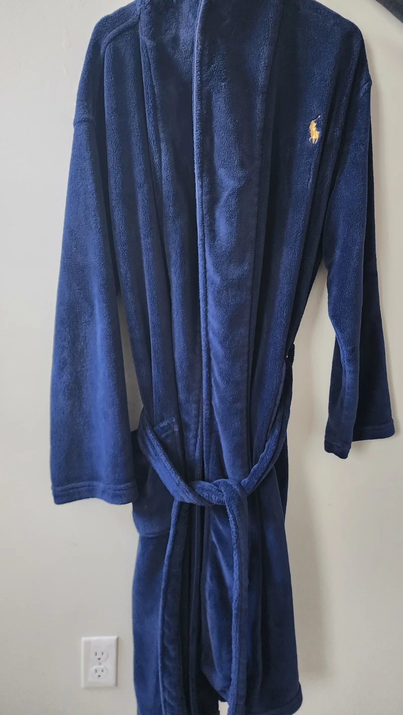 Navy Blue Ralph Lauren Robe - photo 3