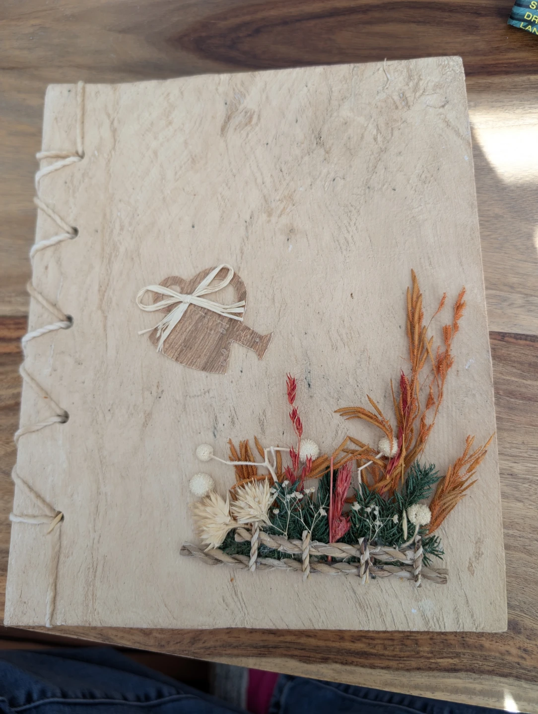 Handmade Dried Flower Journal/Notebook