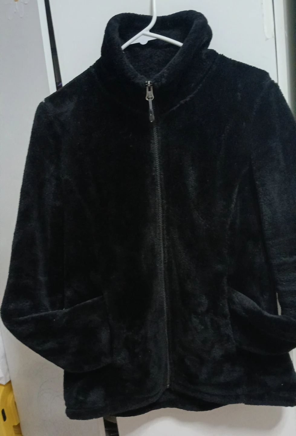 32 Degrees Heat Black Fleece Full Zip Jacket Size S